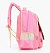 Mysticbags Cat Face Waterproof Kids Backpack School Book Bag for Primary Girls Students, Pink