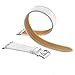 Balerion-Double Tour Watch Band,Genuine Leather Watch Band for APP Watch Series 1 Series 2 Series 3 Series 4-38mm/40mm Double Tour White