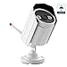 Security Camera, NexGadget Waterproof Wireless IP Camera, IR Night Vision, Motion Detection, Video Monitor, Built-in 8G Micro SD Card, P2P Home Surveillance System Network WiFi Outdoor Bullet Camera