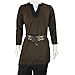 Armor Venue: Medieval Tunic - Costume Shirt LARP Brown w/Black Trim Medium