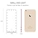 Lighted Makeup Mirror, LoiZau 23 LEDs 5.5 Inch Portable Vanity Makeup Mirror with Lights for Travel USB Charging(Rose Gold)