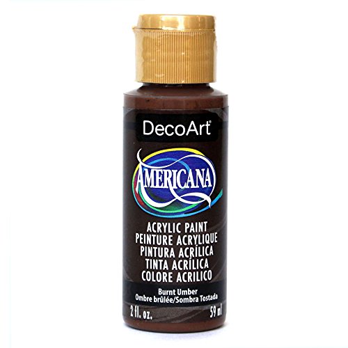 DecoArt Americana Acrylic Paint, 2-Ounce, Burnt Umber