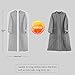 JEFEE Clear Suit Cover Sets for Storage or Travel 47 inch, Hanging Garment Bag and Waterproof with Full Zipper for Suit, Coat, Shirt, Dress, Set of 5