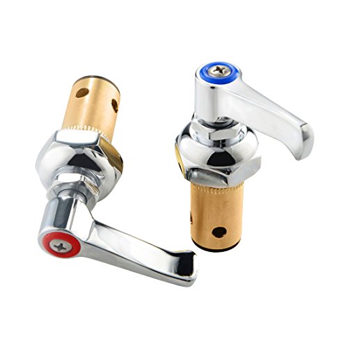 MS Deck Mount One Hole 2 Handle Pull out Spray Mini Pre Rinse Dish Washing Kitchen Faucet With Add On Nozzle Chrome