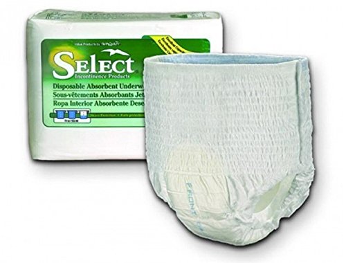 Principle Absorbent Underwear Select Pull On Medium Disposable Heavy Absorbency (#2605, Sold Per Case)