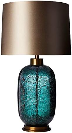 Lampshade Lighting Chandelier Wall Lamp American Art Creative Blue Glass Purple Red Neo-Classical Luxury Bedside Living Room Decoration Original Design Table Lamp, A Color [Energy Class A++]