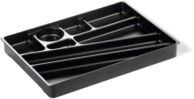 Durable Atlanta Catch-All Plastic Drawer Insert Black 240x336x35mm