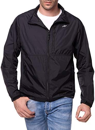 Harriton Packable Nylon Jacket, XL, BLACK at Amazon Men's Clothing