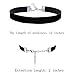 Prohouse(TM) Womens Vintage Black Lace Daisy Punk Gothic Tattoo Choker Necklace and Bracelet-4 Sets