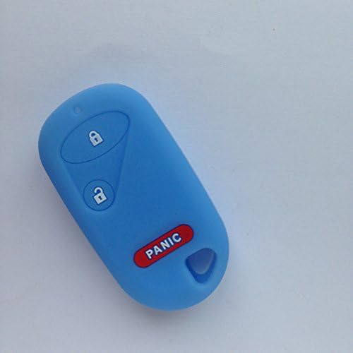 Sky Blue Protective Key Protector for HONDA Insight Civic CR-V Pilot Element 1997 HONDA Accord SE NHVWB1U521 Smart Key Case Fob Remote Keyless Fob Skin Key Cover Key Jacket Key Holder