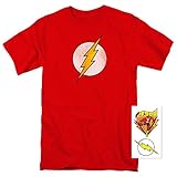 Flash Logo Superhero T Shirt and Exclusive Stickers