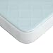 Soft Waterproof Fitted Quilted Crib & Toddler Mattress Protector Silent Pad Cover From Bamboo by Bow-Tiger
