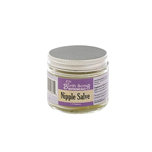 Birth Song Organic Nipple Cream for Breastfeeding Mothers, All Natural Ingredients, 1.5 ounce jar