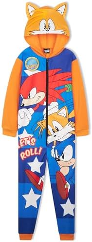 boys' sonic the hedgehog snowboard blanket sleeper union suit Amazon.com: Sonic The Hedgehog Boys Pajama Onesie Hooded Zip Front Blanket  Sleeper for Kids, Blue, 8 : Clothing, Shoes & Jewelry