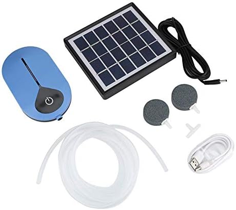 水槽用 ソーラーエアポンプ 24時間連続 ソーラーポンプ Ac Dc酸素ポンプ 小型 安全 低騒音 3ギア調整 太陽電池パネル 過放電保護 長寿命 取り付け簡単 ソーラー充電式エアポンプ