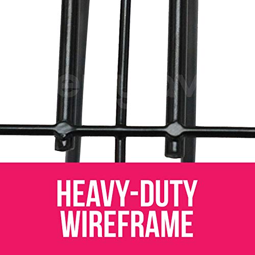 Berry Ave Multipurpose Metal Wire Storage Basket (Black) Counter Fruit Stand, Mail Organizer, Kitchen Produce Holder | Strong, Heavy-Duty Rack | Well-Balanced Frame - Thumbnail 5