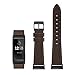 SWEES Leather Bands Compatible for Fitbit Charge 4, Charge 3 & Charge 3 SE Fitness Tracker, Genuine Leather Band Strap Wristband Replacement for Women Men Small Large, Black, Rose Gold, Beige, Brown