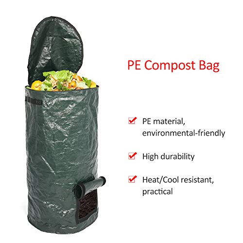 Yard Waste Bags Environmental Cloth Planter Kitchen Waste Disposal