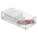 mDesign Office Supplies Desk Drawer Organizer for Scissors, Pens, Markers, Highlighters, Tape - 4