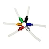 6 Pcs Fuel Gas Tank Cap Breather Vent Hose for 50cc 110cc 125cc 150cc SSR Yamaha Suzuki Honda XR50 Kawasaki Apollo Pit Dirt Bike Tao tao Kids ATV Quad Trail Bike