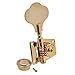 Kmise 5 String Bass Electric Guitar Tuners Tuning Pegs Keys Machine Heads Open Gear 4R1L Gold 1 Set (MI1511)