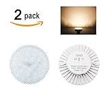 (2-Pack) Lamsky Warm White 3000k Gx53 7W AC100-240V LED Ceiling Light,Led Cabinet Lamp