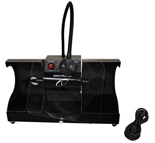 110/220V Bench Polisher Lathe with Tapered Spindles Jewelry Making Metal Finishing Polishing Buffing Machine