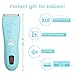 IWEEL Baby Hair Clippers, Electric Hair Clippers for Kids Ceramic Hair Trimmer for Infants & Toddler Ultra Quiet IPX7 Waterproof Rechargeable Cordless Haircut Kit Set for Child Fine Hair