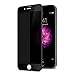 TECHO Privacy Screen Protector for iPhone SE 2022/2020 iPhone 8 7 6s 6, Anti Spy 9H Tempered Glass, Edge to Edge Full Cover Screen Protector [Anti-Fingerprint] [Bubble Free] [Full Coverage] (Black)