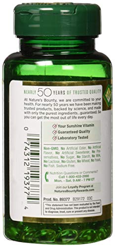 Nature's Bounty Vitamin D3 5000iu - Image 4