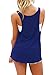 Alvaq Casual Basic Cotton Sleeveless Tank Tops Blouse For Women Casual Plus Size Large