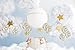 Treasures Gifted Gold Confetti Balloons - Clear Confetti Balloons - 12