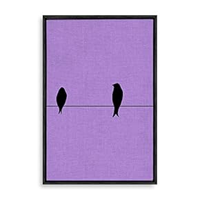 Framed Canvas Wall Art for Living Room, Bedroom Simple Style Theme Canvas Prints for Home Decoration Ready to Hang - 16x24 inches