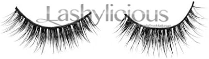 Temptylicious by Lashylicious - 100% 3D Mink Eyelashes - Natural Fluffy With Super Felxible Band and Useable 20+ times - Glamorous Fake lashes Extensions …