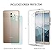 Ringke Fusion Compatible with Huawei Mate 10 Crystal Clear Minimalist Transparent PC Back TPU Bumper Drop Protection Scratch Resistant Protective Cover Huawei Mate 10 Case - Clear