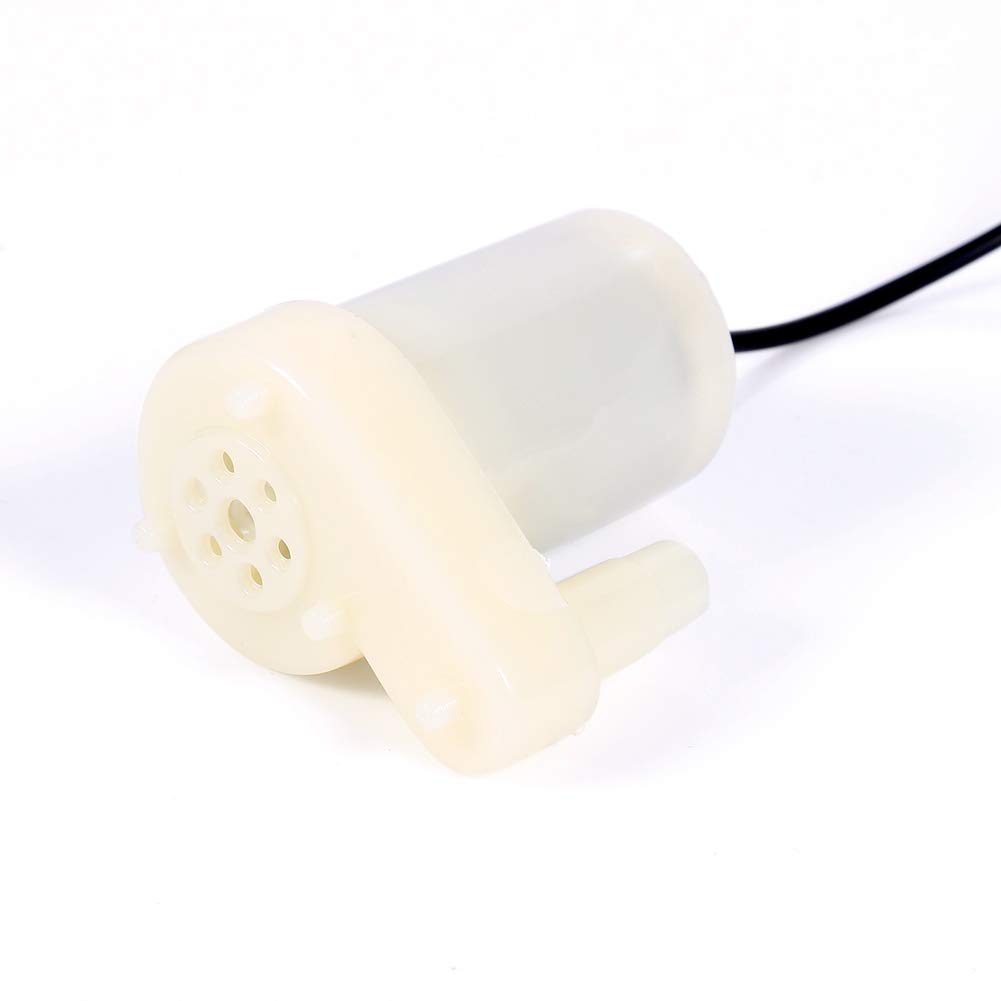 HEEPDD Aquarium Pump, 4.5cm X 2.3cm X 3.2cm Low Noise Micro Delicate Appearance Submersible Mini Micro Submersible Motor Pump for Groundwater (JT-DC3L Vertical)