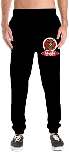 Bear Free Hugs Mens Pants Sports Yoga Jogger Sweatpants Casual Trousers 3X