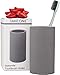 TakeOne. Organic Toothbrush Holder Stone Grey Diatomite Bathroom Countertop Organizer Stand
