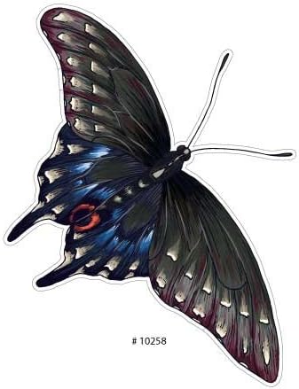 # 10258 Blue Butterfly Sticker Decal for Car Bumper, Motorcycles, Windows, Laptops, Walls and More (4")