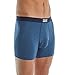 Saxx Underwear Men's Boxer Briefs – Vibe Boxer Briefs with Built-in Ballpark Pouch Support – Underwear for Men,Indigo,Large