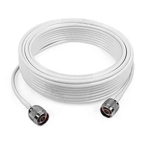 ANYCALL 3D-FB Coax Cable N male to N male RF Cable Microwave Ultra Low Loss Coaxial Cable 49 ft/15 meter ANYCALL 3D-FB Coax Cable N male to N male RF Cable Microwave Ultra Low Loss Coaxial Cable 49 ft/15 meter