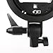 Godox S-Type Bracket Elinchrom S Mount Holder for Speedlite Flash Snoot Softbox