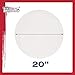 U.S. Art Supply 20 Inch Diameter Round 12 Ounce Primed Gesso Professional Quality Acid-Free Stretched Canvas (Pack of 2)