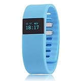 Blue Bluetooth Smartband Smart Watch Wristband Wrist Band Wrap with Pedometer for Android IOS