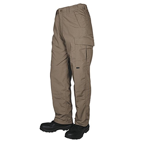 TRU-SPEC Men's Pants, TRU Simply Tactical P/C R/S w/ cargo pockets, Coyote, W: 38