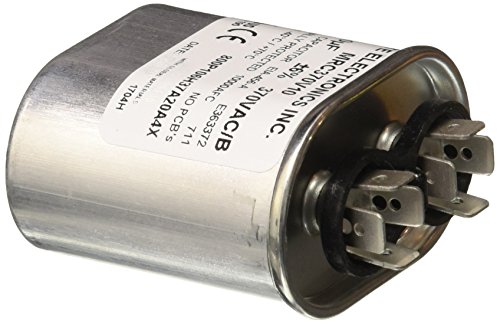 NTE Electronics MRC370V10 Series MRC Motor Run AC Metallized Capacitor, 0.25" 4 Way Quick Connect Terminals, 5% Tolerance, 370V, 0.01 Fared Capacitance