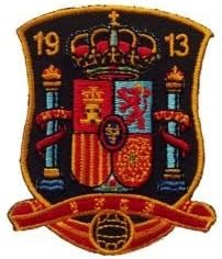 Spain Espana 1913 Fifa World Cup Soccer Iron on Patch Crest Badge ... 2.25 X 2.75 Inch .. New