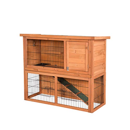 kaytee premium two story rabbit hutch