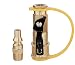 DOZYANT 1/4" RV Propane Quick Connect Adapter for Propane Hose, Propane or Natural Gas 1/4" Quick Connect or Disconnect Kit - Shutoff Valve & Full Flow Plug - 100% Solid Brass primary