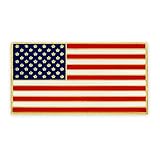 American Flag Pin with Magnetic Back